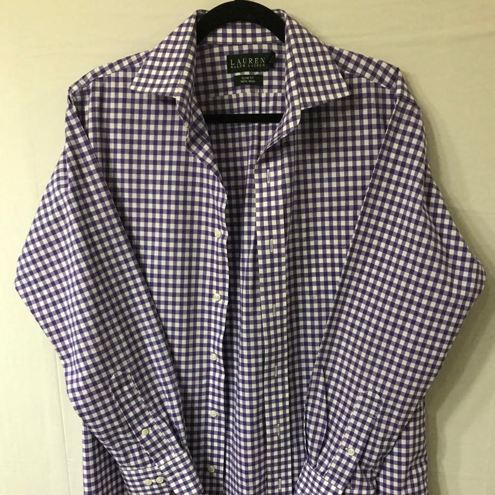 Ralph Lauren Slim Fit Non-Iron 15.5 -33